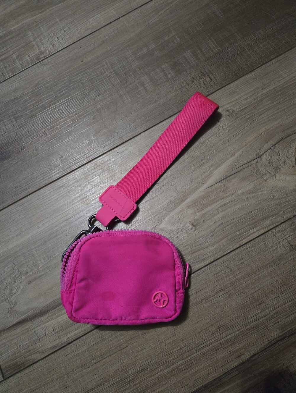 Bright Pink Wristlet Pouch — Compact, Cute, Everyday Essential